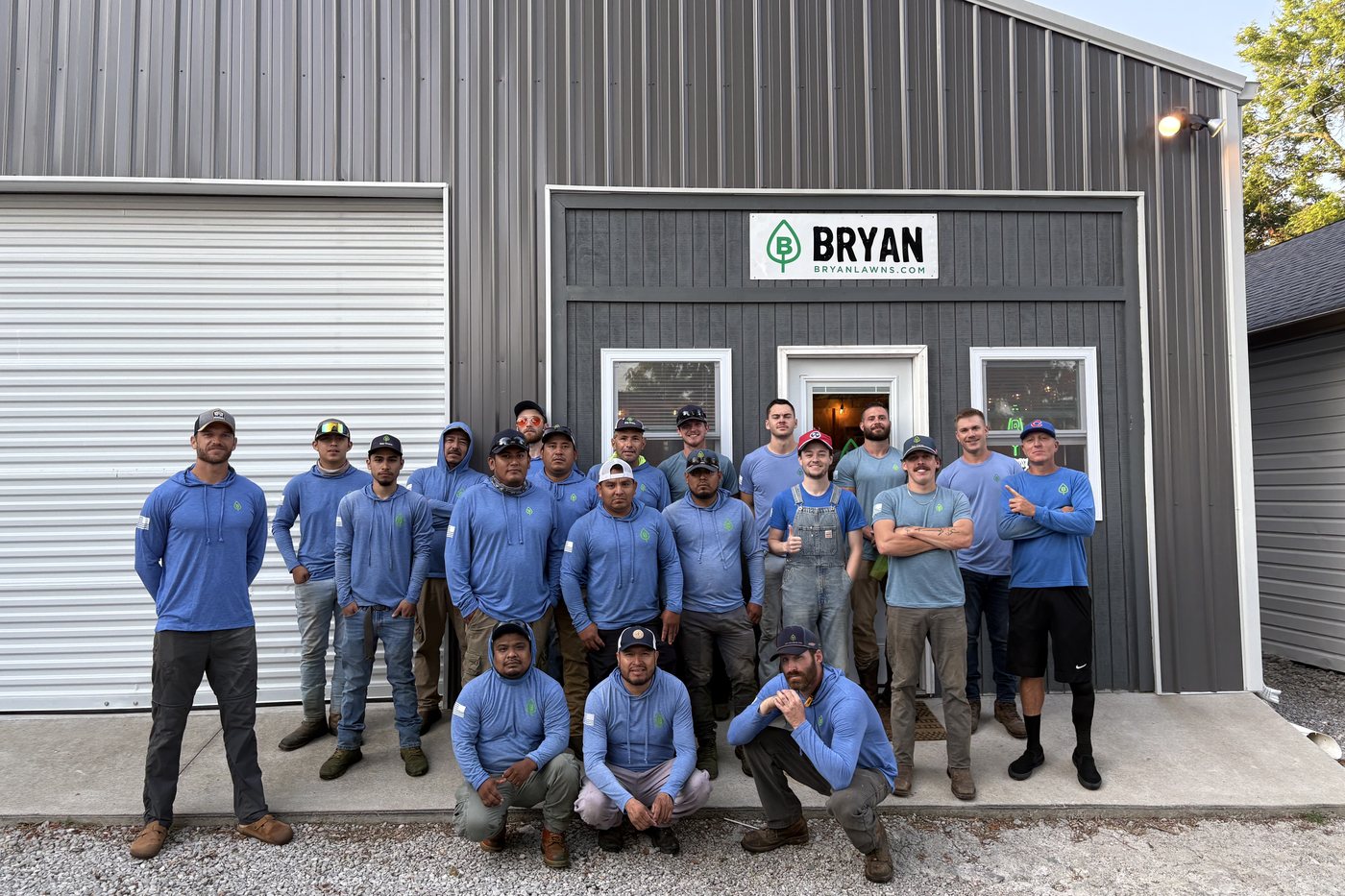 The Bryan Lawn Care team in Nashville