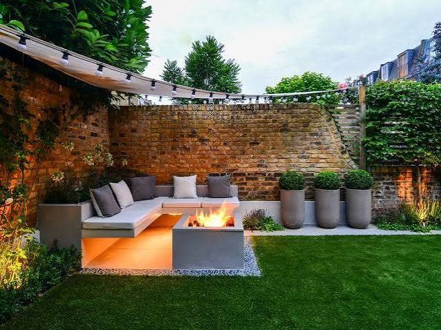 Spaces built for Nashville evenings in Nashville, TN by Bryan Lawn Care