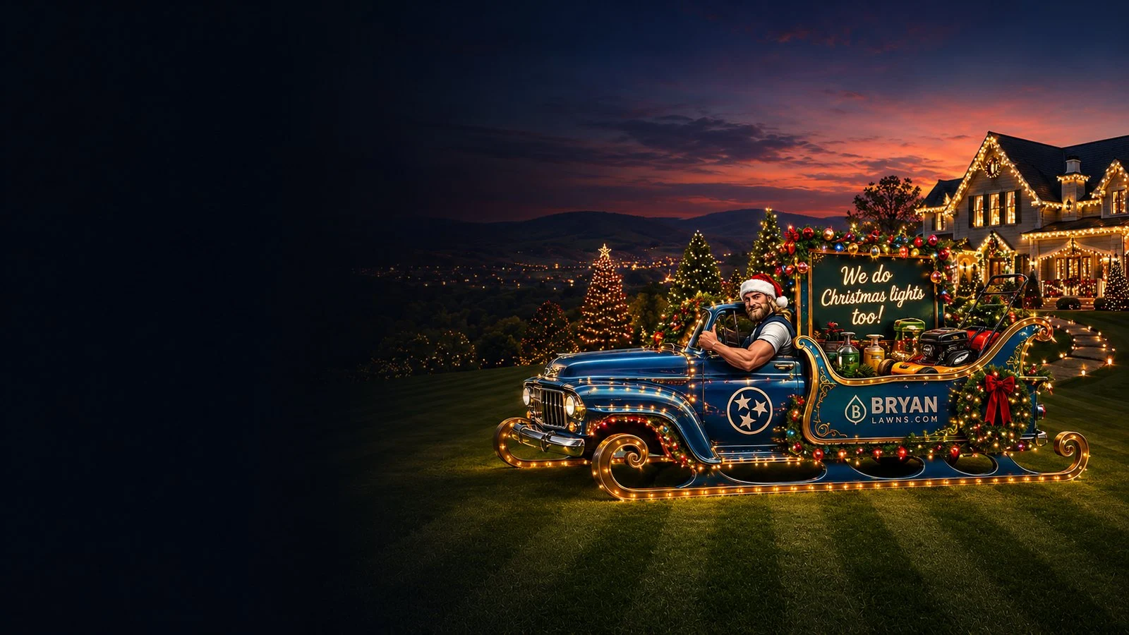 Christmas Light Installation in Nashville